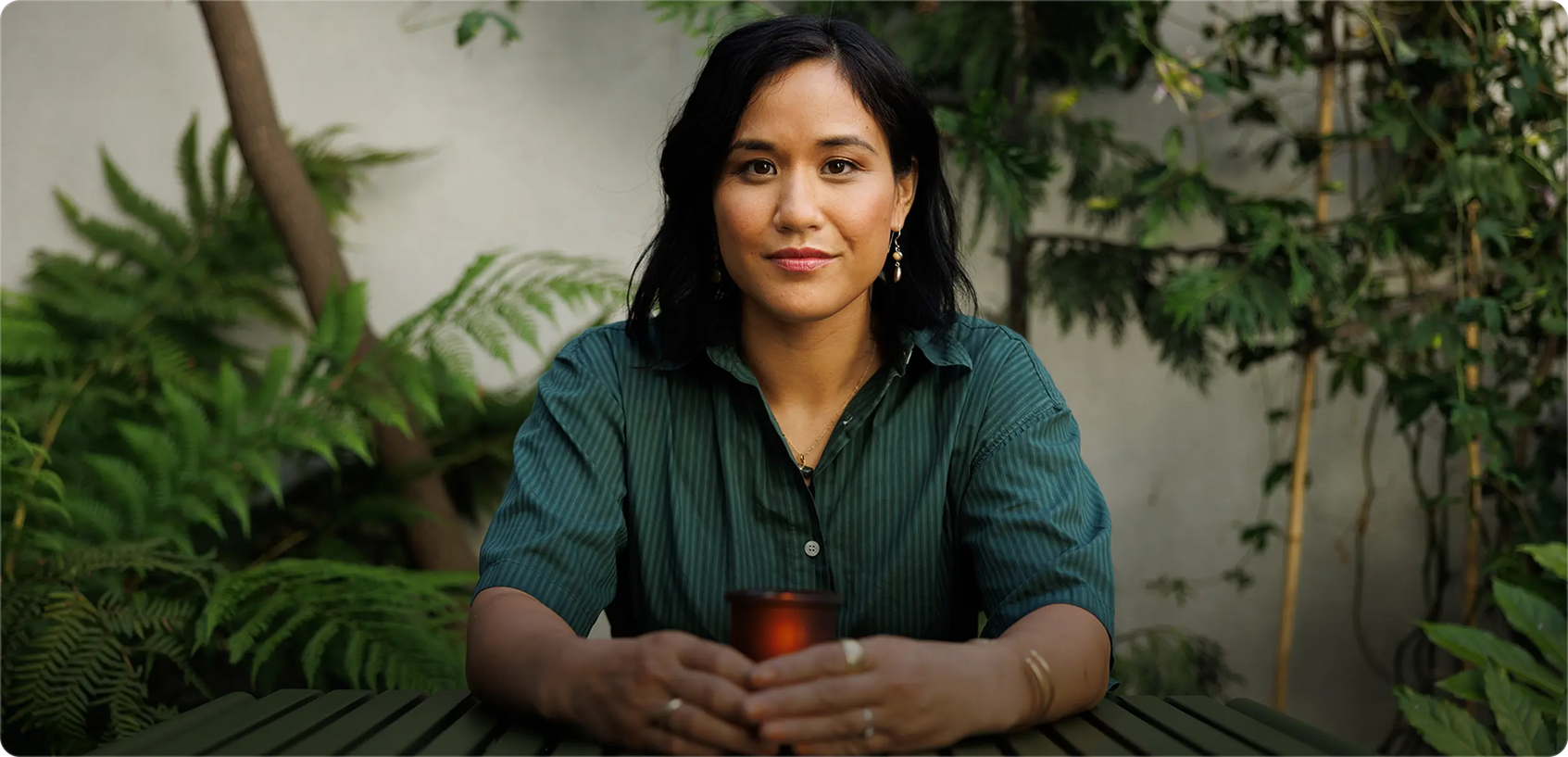 Photo of Megan Bre Camp, founder of candles and skincare brand Summer Solace Tallow.