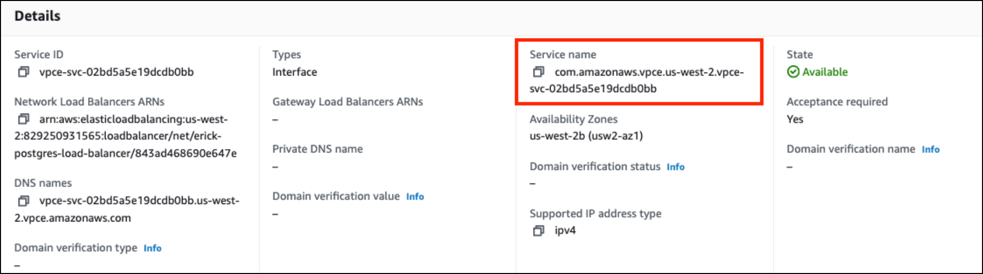 ../../_images/aws-self-managed-endpoint-service-name.png