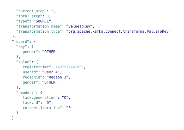 Single Message Transforms and Data Preview 2 of 3