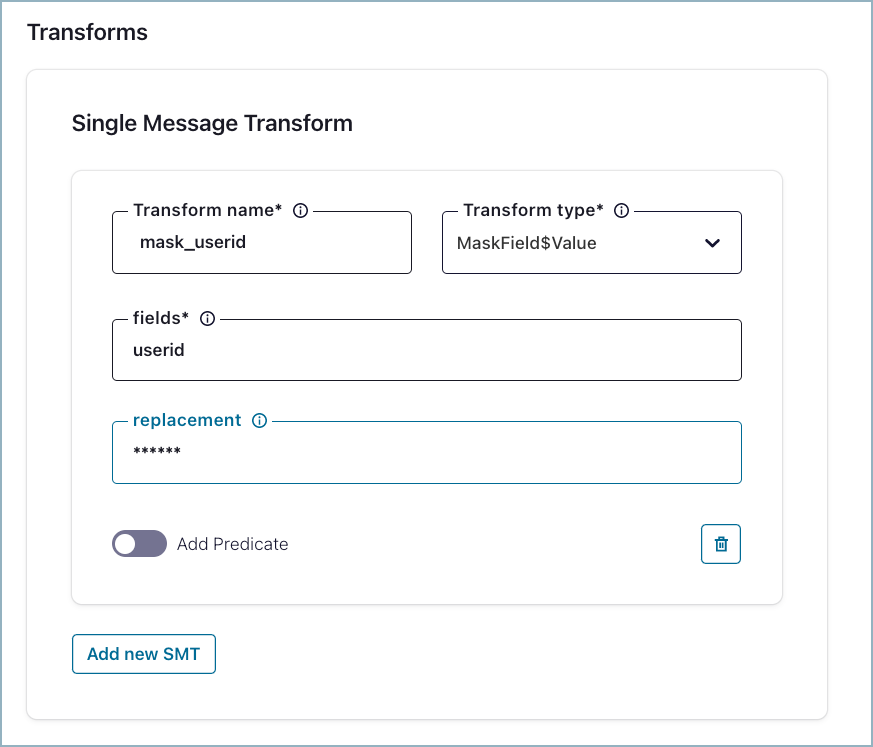 Configure Mask Options