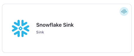 Snowflake Sink Connector Card