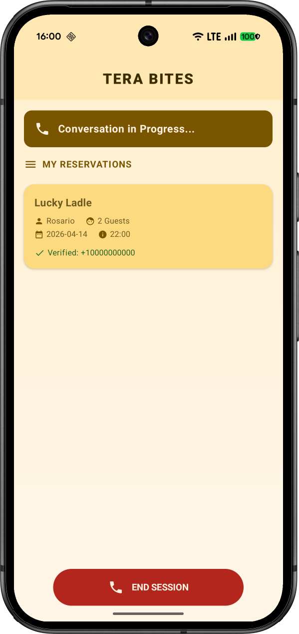 App de PNV de Firebase en ejecución