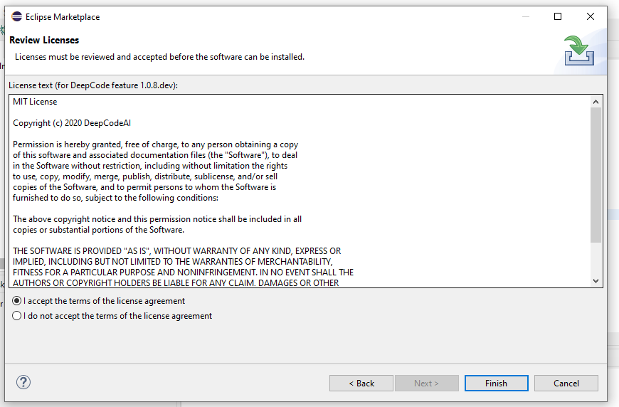 Accept MIT license