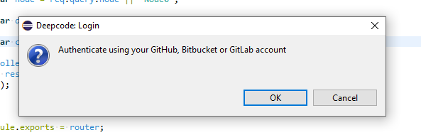 Authentication request