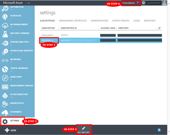 aad change default directory helpsteps