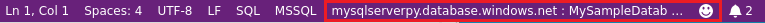 Connection status