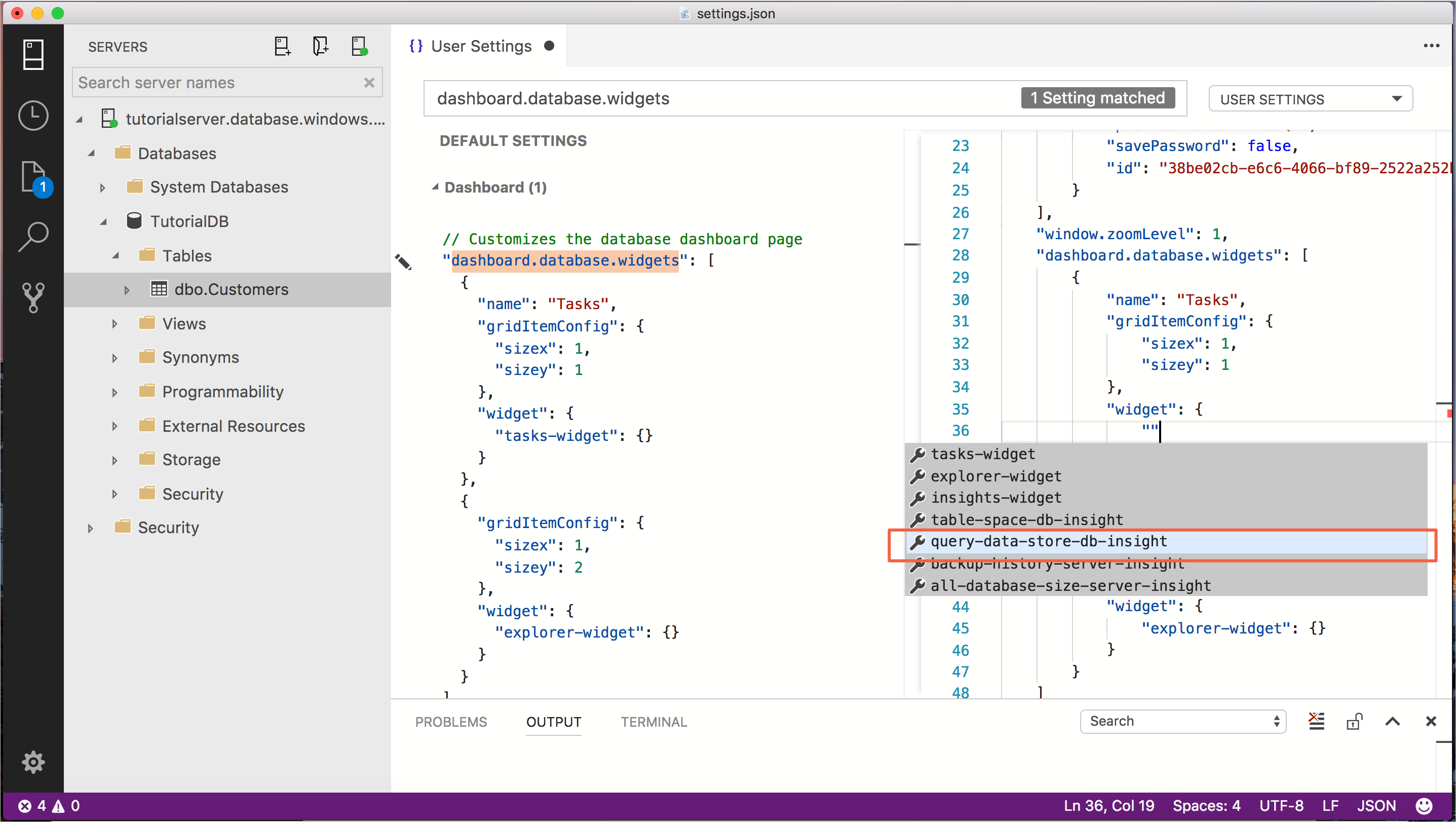 Insight qds settings