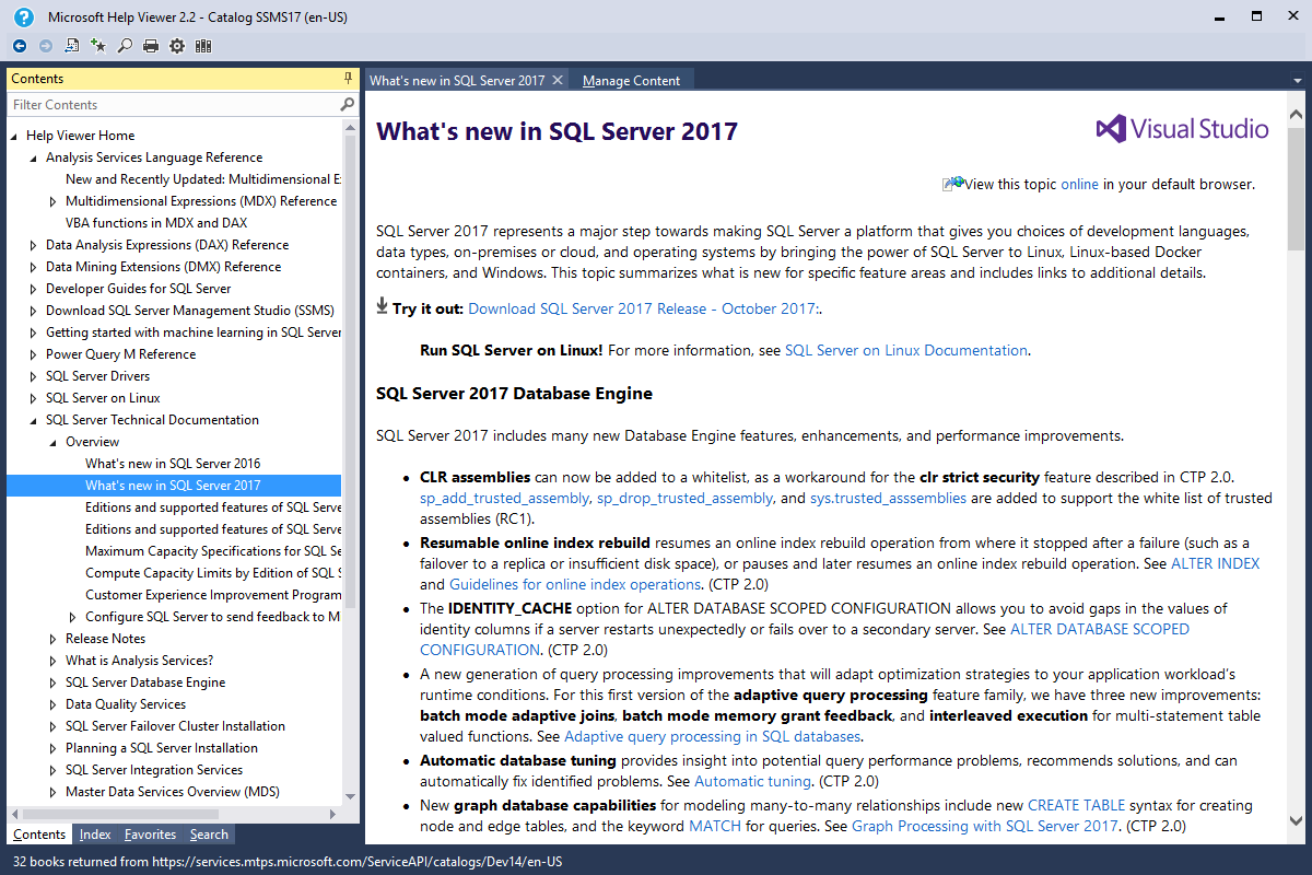 Help Viewer v2.x with content