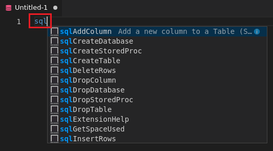SQL snippets