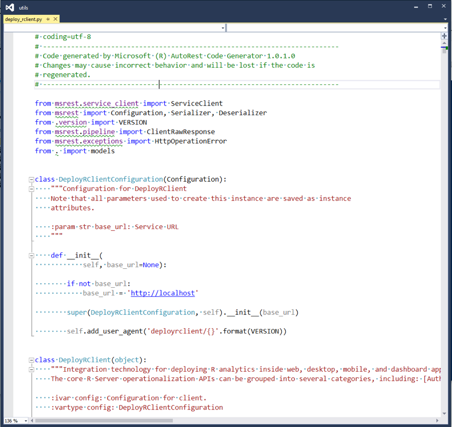 Python client library