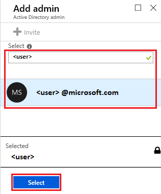 select admin