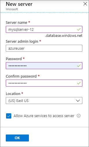 New server