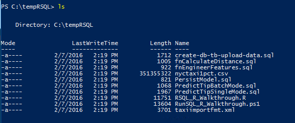 list of files downloaded by PowerShell script