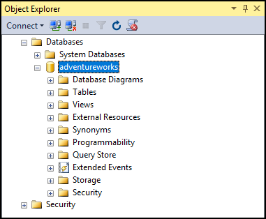 Object explorer