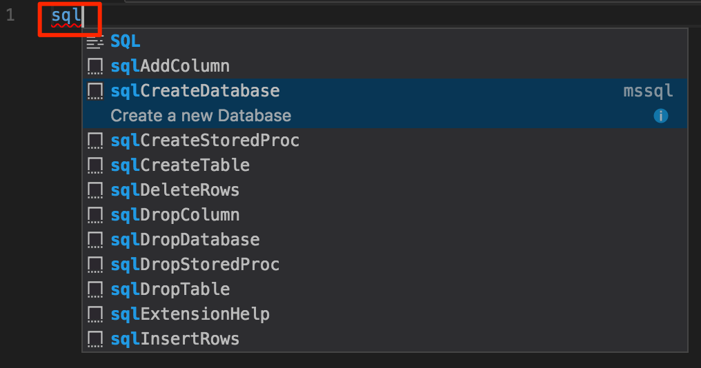 SQL snippets