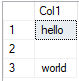 Query results using @script as input