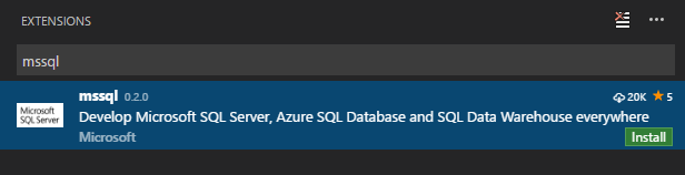 Install the extension