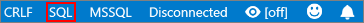 SQL language mode