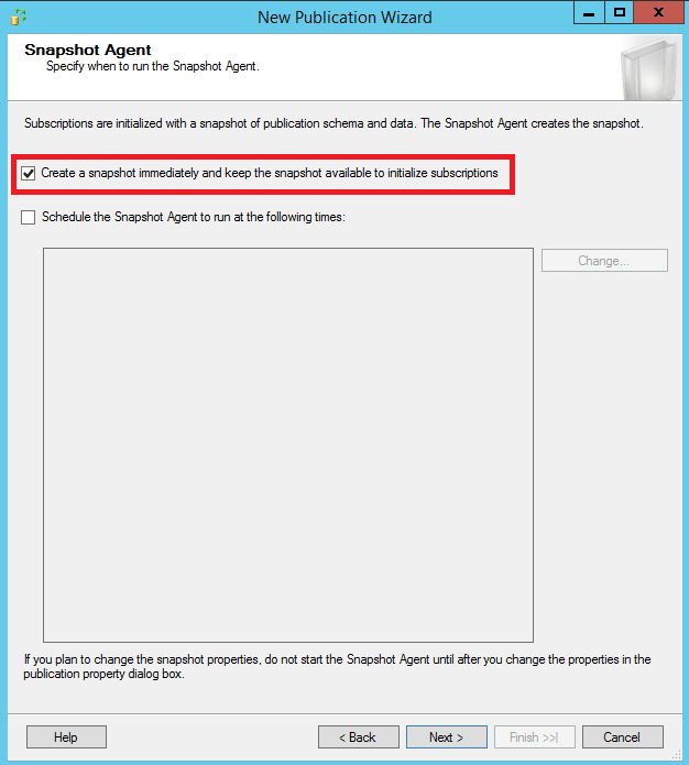 Snapshot Agent