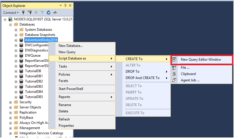 Script DB