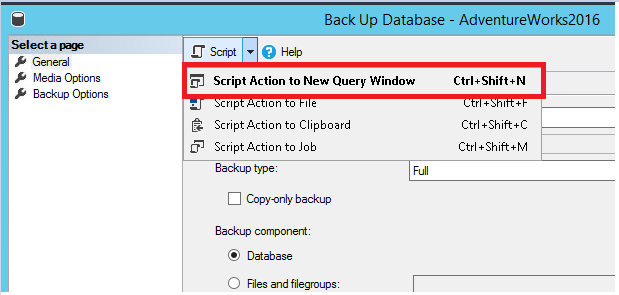 Script DB Backup
