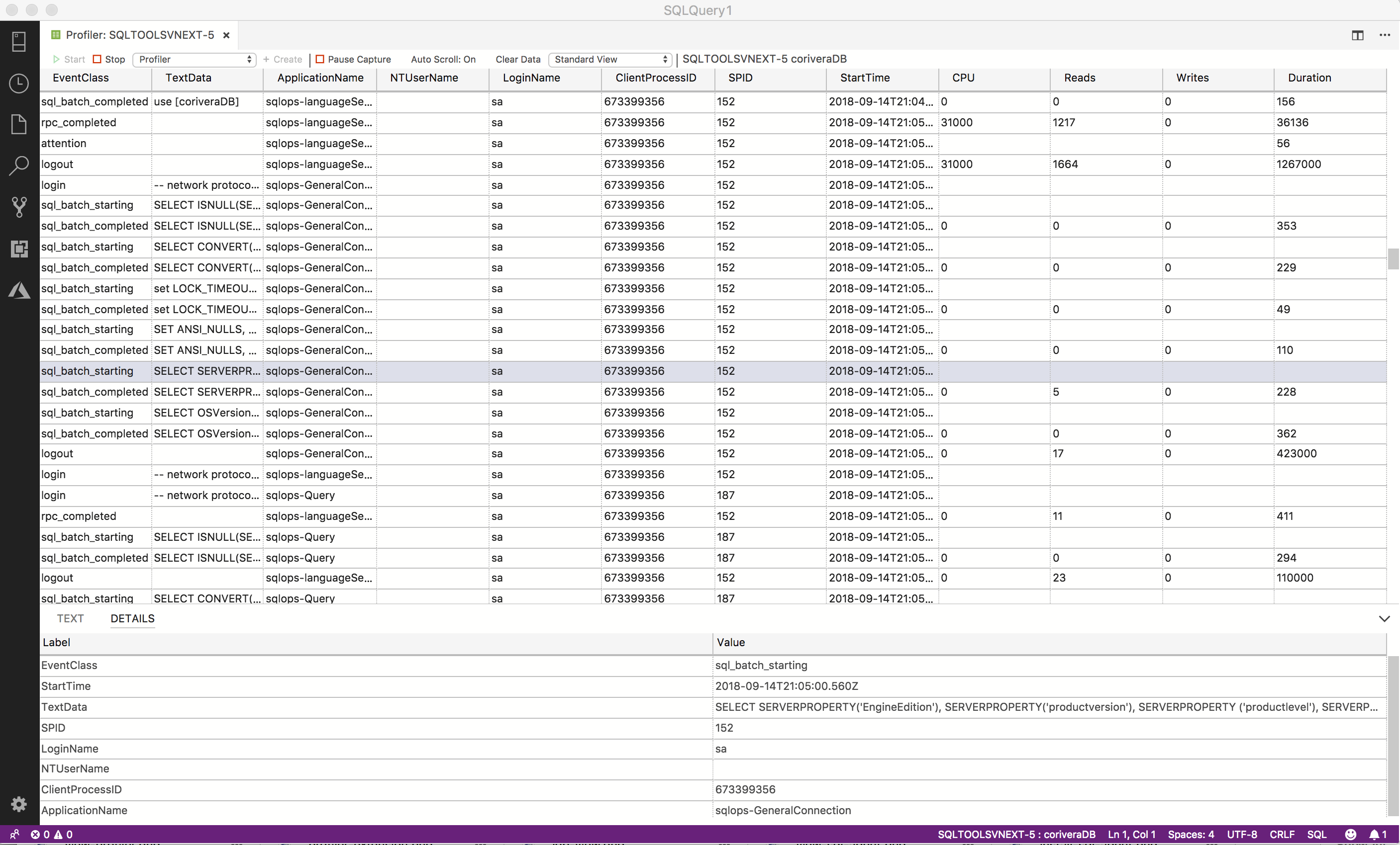 profiler extension manager