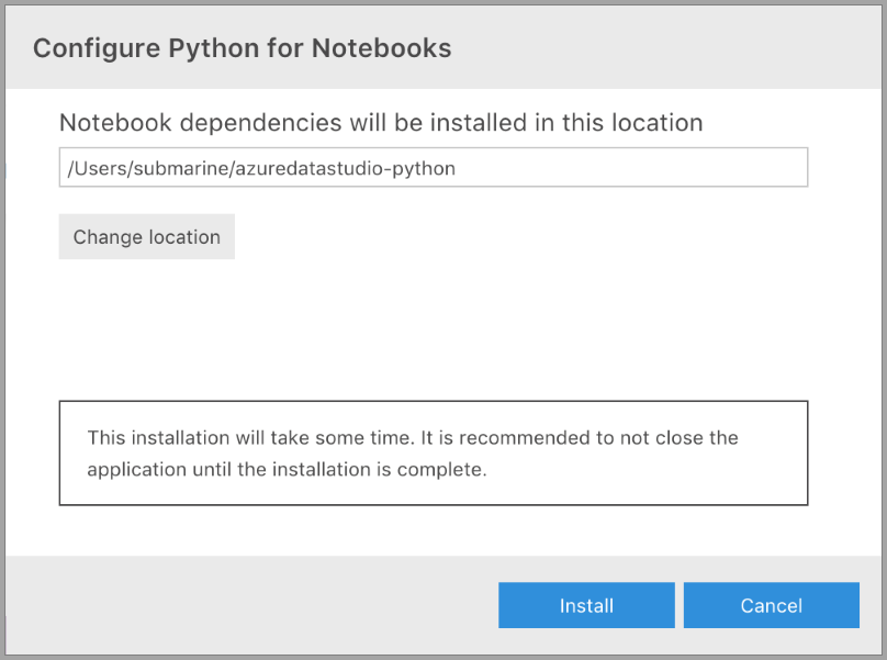 Configure python