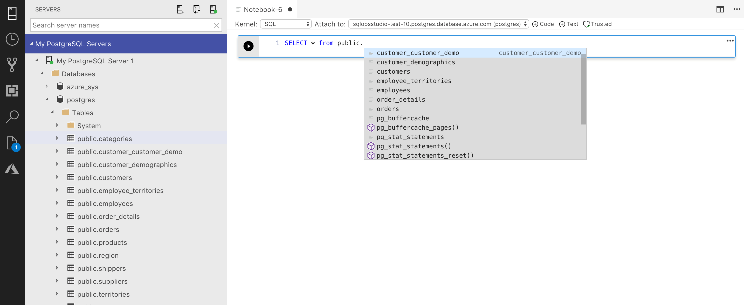 PostgreSQL connection