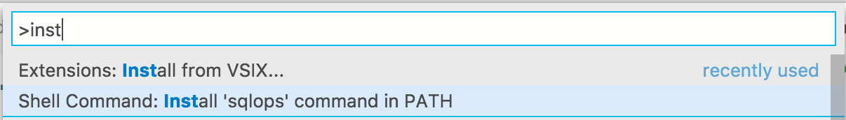 install extension