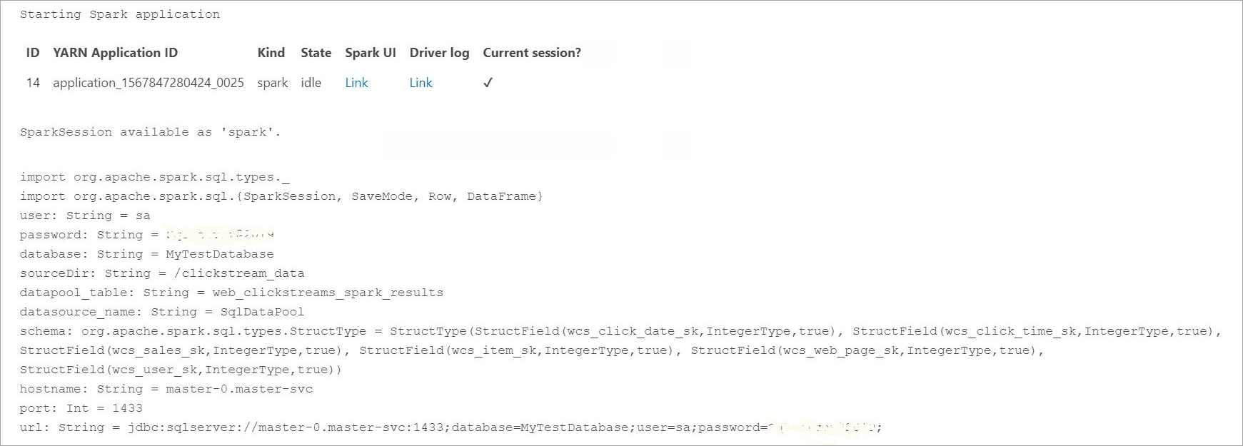 Spark Execution Details