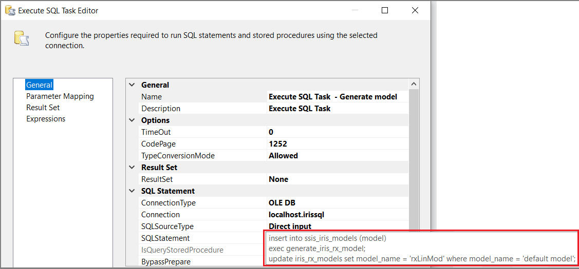 Generates a linear model