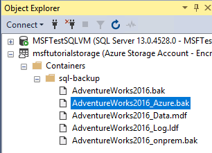 Snapshot back up on Azure