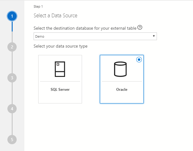 Select a data source