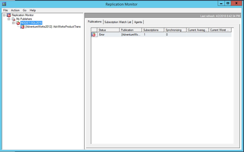Replication Monitor