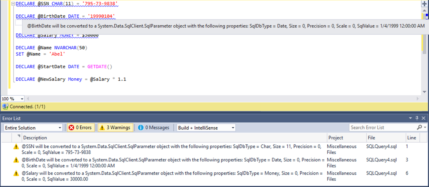 always-encrypted-parameter-warnings