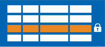 Row level security graphic Row level security graphic