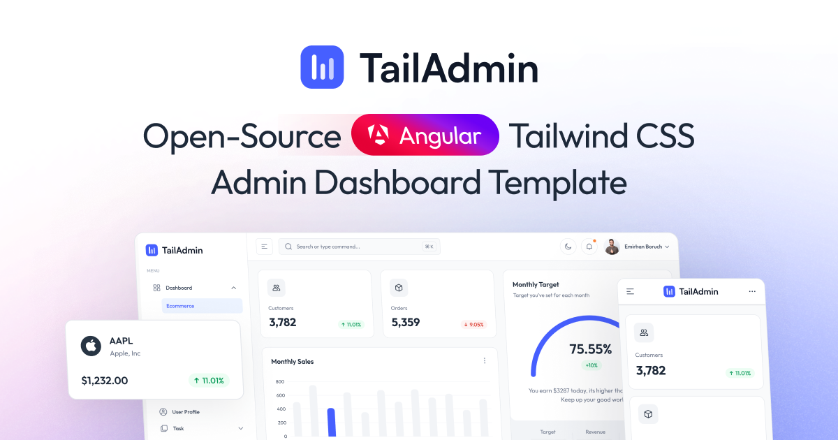 TailAdmin Angular Admin Dashboard