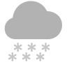 ところにより雪を表すアイコン。