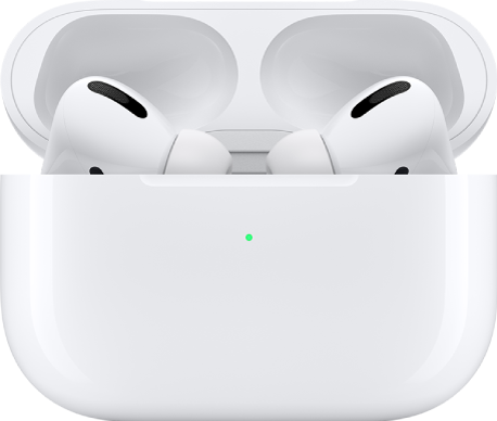 AirPods Pro 1 en su estuche de carga.