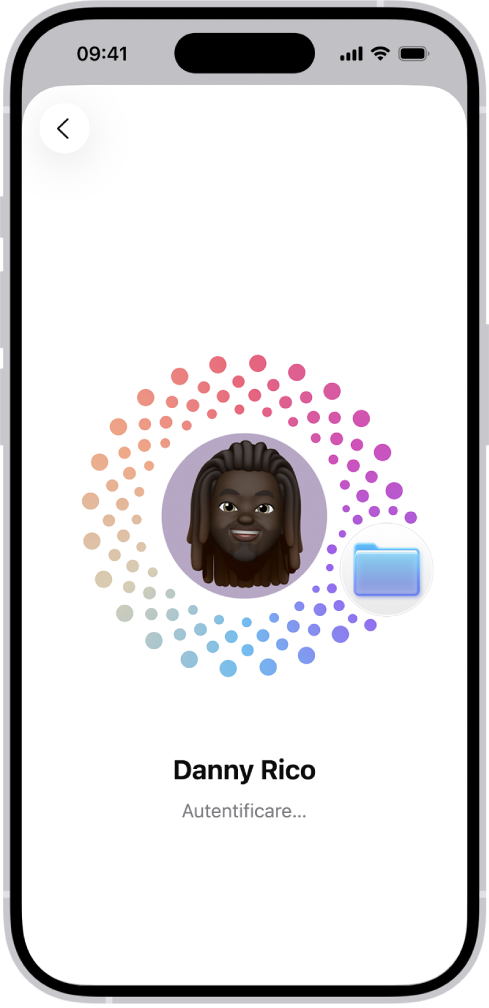 Ecranul de autentificare în contul Apple.