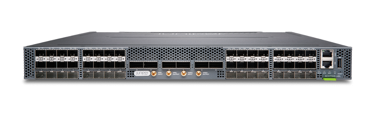 Front with Top low view of ACX Series 7100 Router