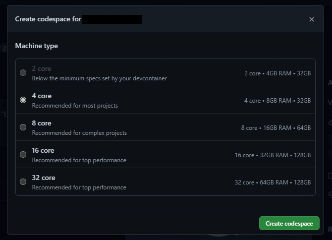 Environment Size Selection
