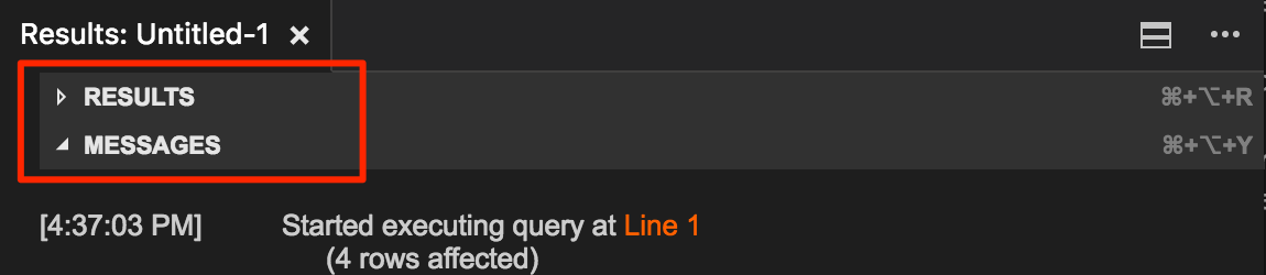 Toggle Messages