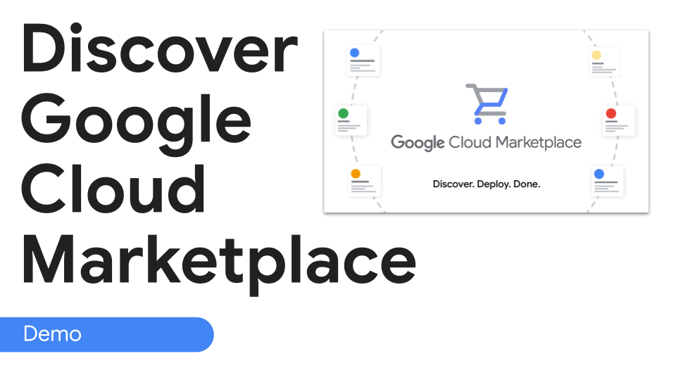 Démonstration de Google Cloud Marketplace